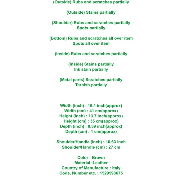 Gucci Bamboo Tan Leather Briefcase/Handbag - Picture 10 of 10